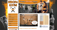 Desktop Screenshot of fitnessbrezno.sk