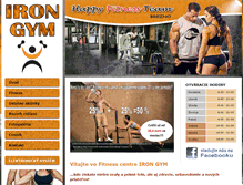 Tablet Screenshot of fitnessbrezno.sk